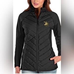 Antigua Black Army Black Knights Altitude Full-Zip Puffer Jacket
